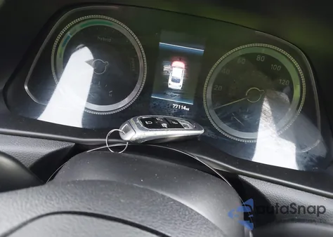 2022 Hyundai Sonata Hybrid Blue from USA, damaged, VIN KMHL24JJ6NA048296